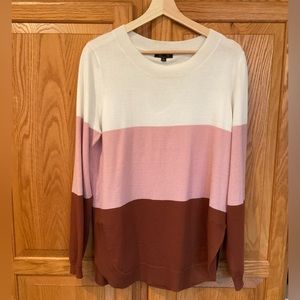 Lety & Me striped sweater size L